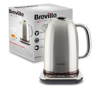 Breville Selecta Temperature Select Electric Kettle | 1.7L | 3kW Fast Boil | Digital Temperature Control | Brushed Stainless Steel [VKT159]