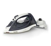 Breville Turbo Charge Cordless Iron | 2600W | Fast Charging & Heat Up | 130g Steam Shot | 260ml Water Tank | Blue & White [VIN439]