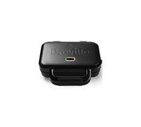 Breville Ultimate Deep Fill Toastie Maker | 2 Slice Sandwich Toaster | Removable Non-Stick Plates | Stainless Steel | Black [VST082]
