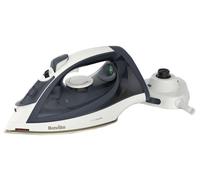 Breville Turbo Charge Cordless Iron | 2600W | Fast Charging & Heat Up | 130g Steam Shot | 260ml Water Tank | Blue & White [VIN439]