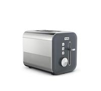 Breville High Gloss 2 Slice Toaster with High-Lift & Wide Slots | Grey & Stainless Steel [VTT968]