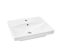 Brevis Hanging washbasin with tap hole in the middle, 50,5x40x14cm (SATBRE5040S)