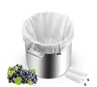 Brew Bags, 2 Pack Extra Large Reusable Straining Bag, 26"x22"Strainer Bag with Adjustable Drawstring for Brewing Grains Fruit Wine Beer Making Brew in a Bag Supplies