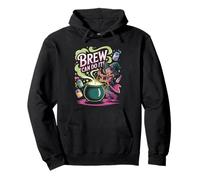 Brew Can Do It Funny Pun Halloween Witch Costume Outfit Pullover Hoodie