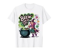 Brew Can Do It Funny Pun Halloween Witch Costume Outfit T-Shirt