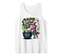 Brew Can Do It Funny Pun Halloween Witch Costume Outfit Tank Top