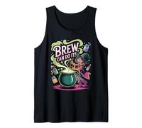 Brew Can Do It Funny Pun Halloween Witch Costume Outfit Tank Top