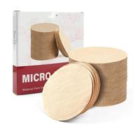 Brew Choice 500 PCS Coffee Filters for Aeropress,64mm Unbleached Natural Paper,Round Replacement Compatible with Aeropress Coffee Makers