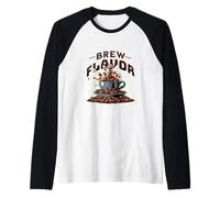 Brew Flavor - We Love a Good Cup of Coffee in The Morning Raglan Baseball Tee