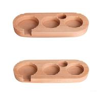 Brew Like a Pro with This Wooden Coffee Tamper Stand Fits Multiple Size Tampers Seamlessly (51 53MM)