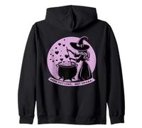 Brew Potions Not Drama Witch Cauldron Witchcraft Woman Zip Hoodie