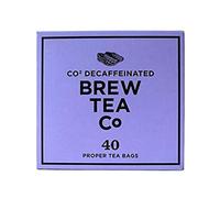 Brew Tea Co - CO2 Decaffeinated Tea Bags - Fruity & Earthy Ceylon Black Tea - 40 Tea Bags