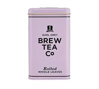 Brew Tea Co - Earl Grey - Earl Grey Teabags in Classic Purple Tin, Made with Rolled Whole Tea Leaves - Light, Citrussy Flavour (25 Teabags)