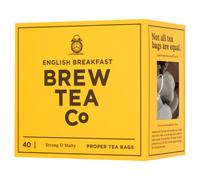 Brew Tea Co English Breakfast Tea 40 Proper Tea Bags 150g