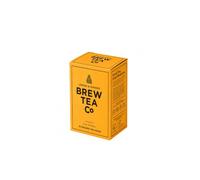 Brew Tea Co - Lemon & Ginger Whole Leaf Tea Bags - Strong and Malty - Pack of 15