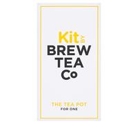 Brew Tea Company - Yellow Tea Pot - Glass Tea Pot for One - 400ml