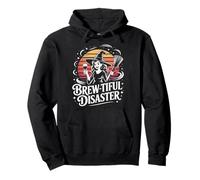Brew-Tiful Disaster Witch Sunset Pullover Hoodie