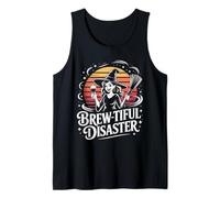 Brew-Tiful Disaster Witch Sunset Tank Top