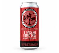 Brew Toon If Dreams Come True - Alcohol Free Lager, Case of 6 Cans