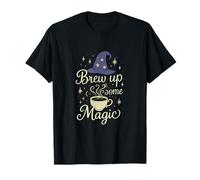 Brew Up Some Magic Coffee Spell Wizard novelty T-Shirt