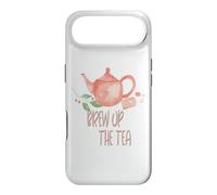 Brew Up the Tea Handpainted Watercolor Tea Time Motifs Case for iPhone Air