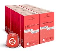 BrewBlack Decaffeinato Coffee Capsules - 120 Aluminium Coffee Pods Compatible with Nespresso Original line, Medium Roast - Intensity 7/12, Made in Italy