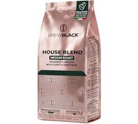 BrewBlack House Blend Coffee Beans, Smooth Medium Roast | Intensity 3/5, Full-Bodied, 100% Arabica, Made in Italy