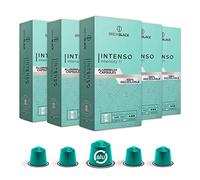 BrewBlack Intenso Coffee Capsules - 50 Aluminium Coffee Pods Compatible with Nespresso Original line, Dark Roast - Intensity 11/12, Made in Italy