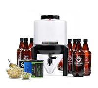 BrewDemon Craft Beer Brewing Kit with Bottles - Conical Fermenter Eliminates Sediment and Makes Great Tasting Home Made Beer
