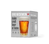 BrewDemon Premium Beer Kit - Conical Fermenter Eliminates Sediment and Makes Great Tasting Home Made Beer - 1 Gal. Recipe Included