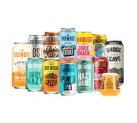 BrewDog Craft Beer Sampling Mixed Case with BrewDog Glass - 12 Pack | Mixed IPAs & Lagers | Craft Beer Gift Set for Men & Women