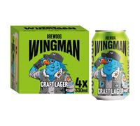BrewDog Wingman Lager 4 X 330ml (ABV 4.8%)