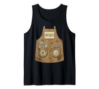 Brewer Apron Funny Craft Beer Brewing Halloween Costume Tank Top