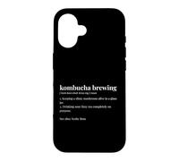 Brewer Dictionary Funny Kombucha Brewing Case for iPhone 16