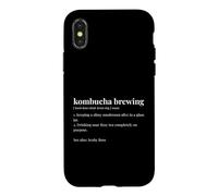 Brewer Dictionary Funny Kombucha Brewing Case for iPhone X/XS