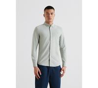 Brewer Slim Fit Organic Cotton Oxford Shirt In Farah Jade