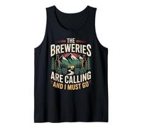 Breweries are Calling I Must go Colorado Mountain Beer Lover Tank Top