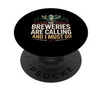 Breweries Are Calling Mountain Craft Beer Lover PopSockets Adhesive PopGrip