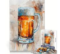 Brewers Delight Jigsaw Puzzles for Adults1000 Pieces Brain Wellness Leisure Activity Perfect Lock Bday Surprise (38x26cm)