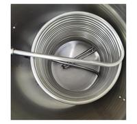 Brewing Equipment 50ft(15.2M) Heat Exchange Recirculating Mash System(HERMS) Coil 10"/12" Diameter 1/2"OD Tubing 304SS Tank Chiller Brewing Equipment(12 inch Basic)
