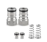Brewing Equipment Ball Lock Keg Posts,Stainless Steel Poppets and Springs,Poppet Female Thread Gas + Liquid 19/32-18 Thread Brewing Equipment