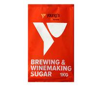 Brewing Sugar Beer Home Brew Wine Making Youngs Dextrose Monohydrate Sugar 1kg