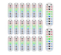 Brewing Temperature Strip - 20Pcs Wine Bottle Temperature Stickers, Fermenting and Brewing Thermometer for Wine, Beer, Aquariums, Home Brewingg, Range 18℃ to 32℃