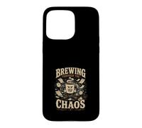 Brewing Through Chaos Coffee Strong Design Case for iPhone 15 Pro Max