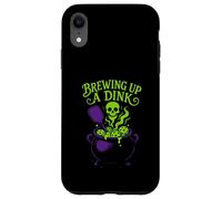 Brewing Up A Dink Pickleball Spooky Skull Case for iPhone XR