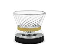 Brewista Tornado Duo Pour Over Coffee Dripper, Double Wall Glass, Use with #1 Coffee Filters (1-2 Cups)