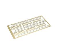 BrewJa 1Set Simulated Model Ship Etching Ladder 1:72 1:100 1:150 1:200 Brass Etched Sheet Micro Stairs for Remote Control Boat Assembly (Color : 1 to 72)