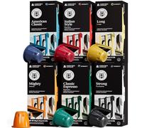 BREWKLYN COFFEE for Nespresso OriginalLine Machine 120 Certified Authentic Espresso Capsules, Italian Espresso Variety Pack, Variety Pack of 120 Pods
