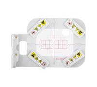 Brewland Magnetic Embroidery Hoop for Brother PE900 PE800 SE1900 SE2000 PE770 NS1250E NS2750D NS2850D PE780D PE750D PE700 Innovis 1250 1200 Machine Babylock, 1"x2.5" Mighty Magnet Snap Frame