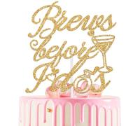 Brews Before I Do’s Cake Topper, Beer Theme Bridal Shower Engagement Wedding Shower Decor